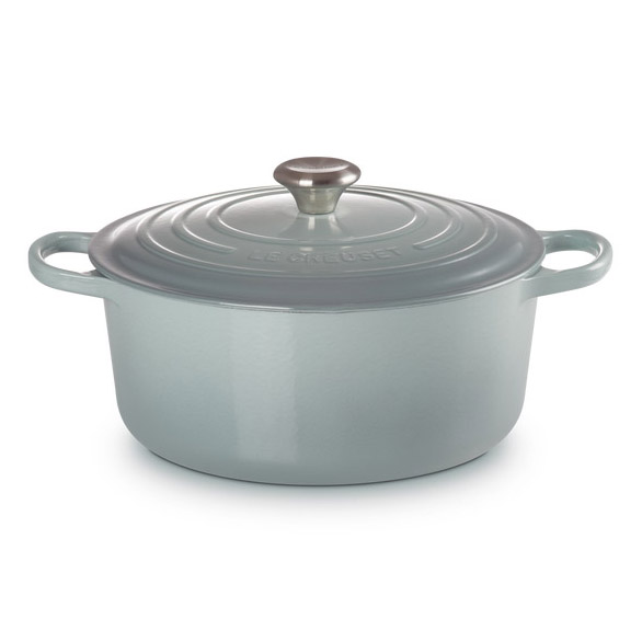 Le Creuset Cast Iron Round Casserole 28cm - Sea Salt